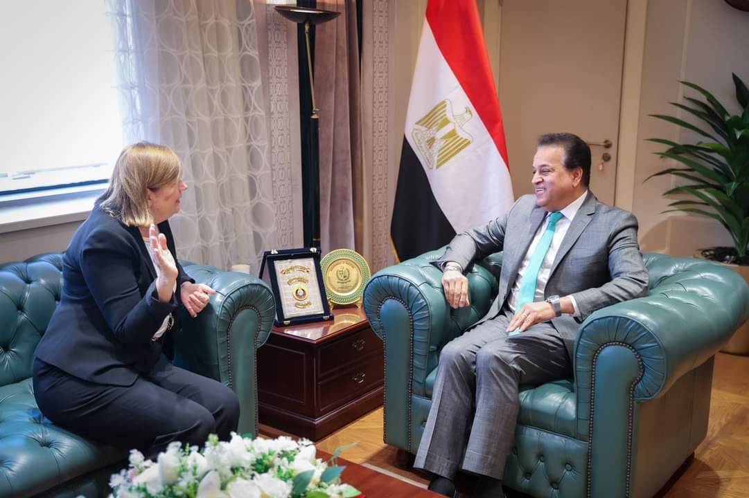 وزير الصحة يبحث مع سفيرة الدنمارك تعزيز التعاون بين البلدين 