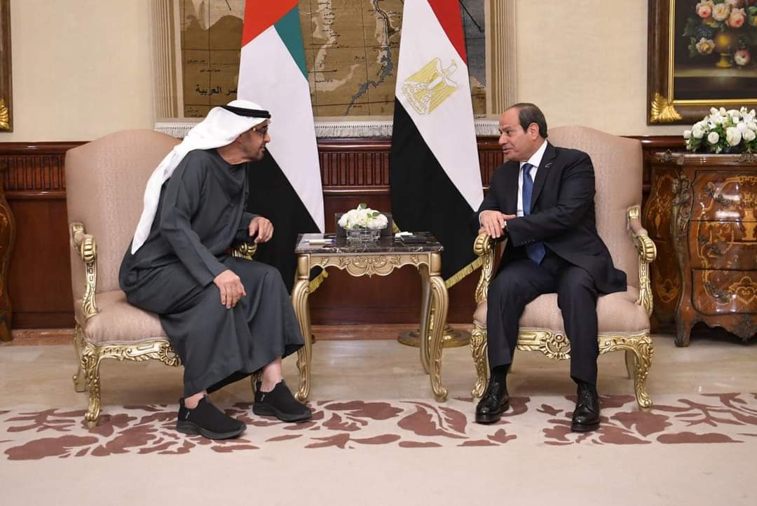 الرئيس وبن زايد : حل الدولتين يحقق العدل والأمن والاستقرار بالمنطقة