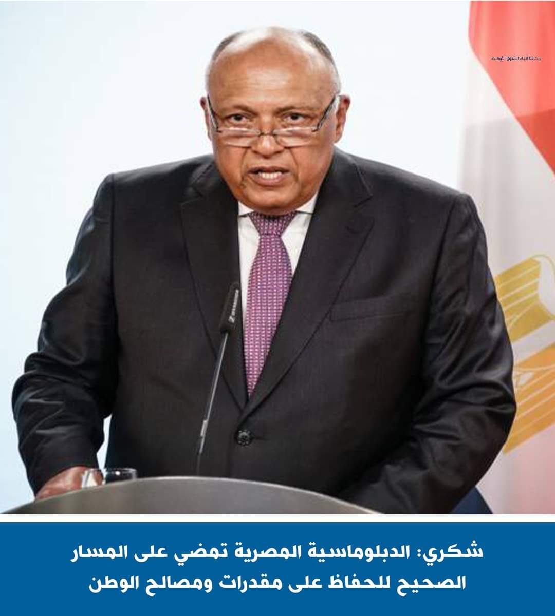وزير الخارجية : الدبلوماسية المصرية استطاعت بكل اقتدار حماية مصالح مصر العليا وأمنها القومى فى أوقات السلم والحرب