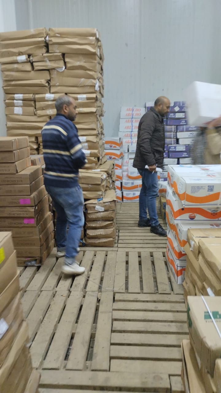 ضبط 620 كجم أسماك مجمده غير صالحه للإستهلاك الأدمى بكفر الدوار