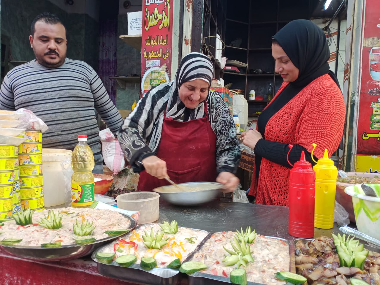 «الحباش» أكلة تتميز بها دمنهور .. والناس عليها «طوابير بالدور»