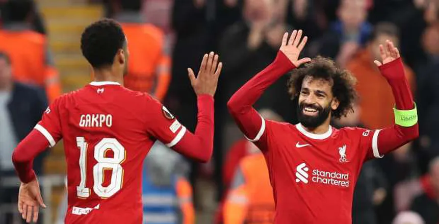 محمد صلاح يتقدم بالهدف الأول لـ  ليفربول أمام أتالانتا في الدوري الأوروبي