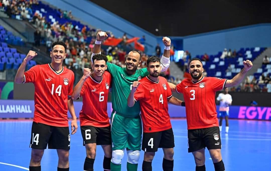 منتخب مصر لكرة الصالات يهزم موريتانيا 7-6 بكأس أمم أفريقيا