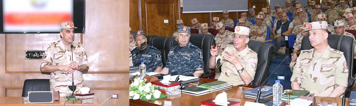 وزير الدفاع يشهد تنفيذ المرحلة الرئيسية لمشروعى مراكز القيادة التعبوى التكتيكى المشترك للقوات الجوية والدفاع الجوى