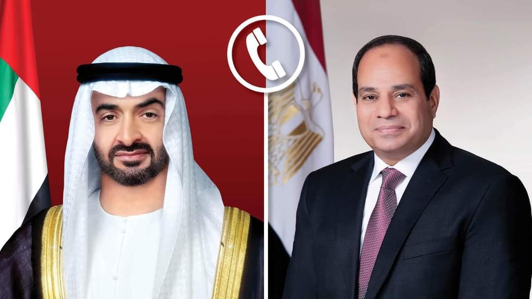 الرئيس يهنئ الشيخ محمد بن زايد بعيد الفطر المبارك