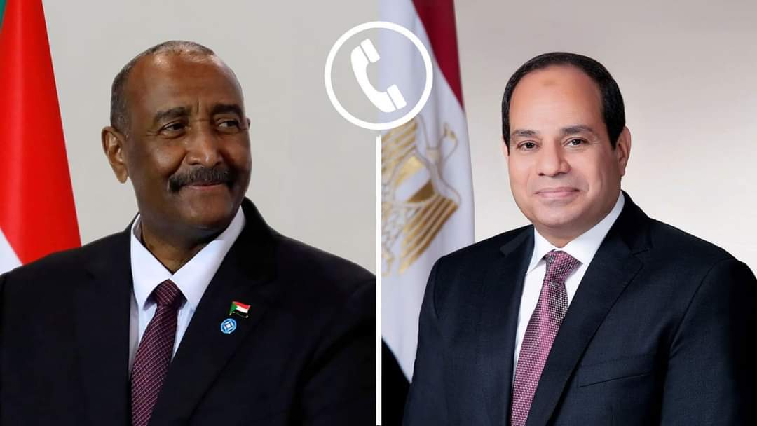 الرئيس يهنئ البرهان والشعب السودانى بالعيد