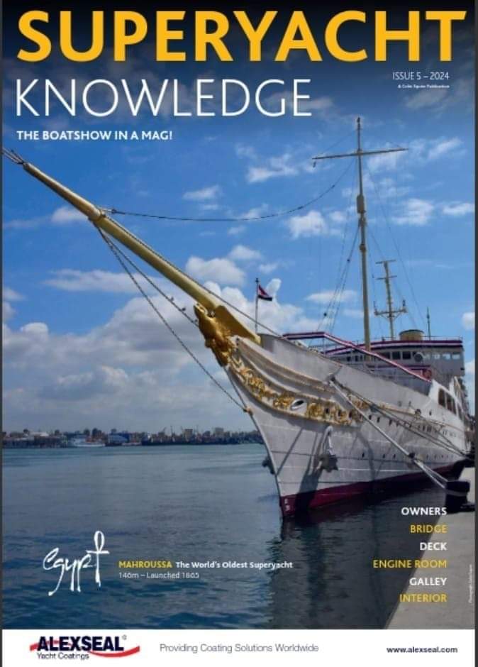 ملف خاص عن سياحة اليخوت بمصر فى مجلة SuperYachtknowledge البريطانية