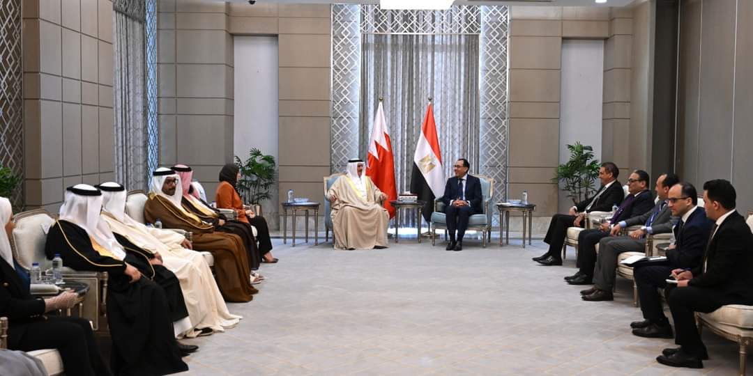 مدبولى : العلاقات الثنائية بين القاهرة والمنامة "بشديدة التميز"