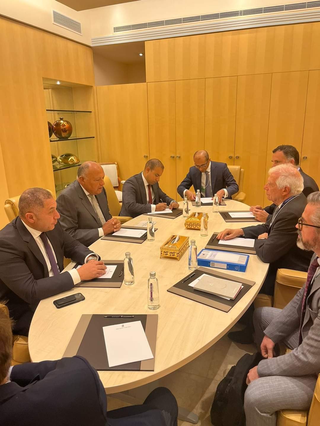 وزير الخارجية يلتقى الممثل الأعلى للشئون الخارجية للإتحاد الأوروبى