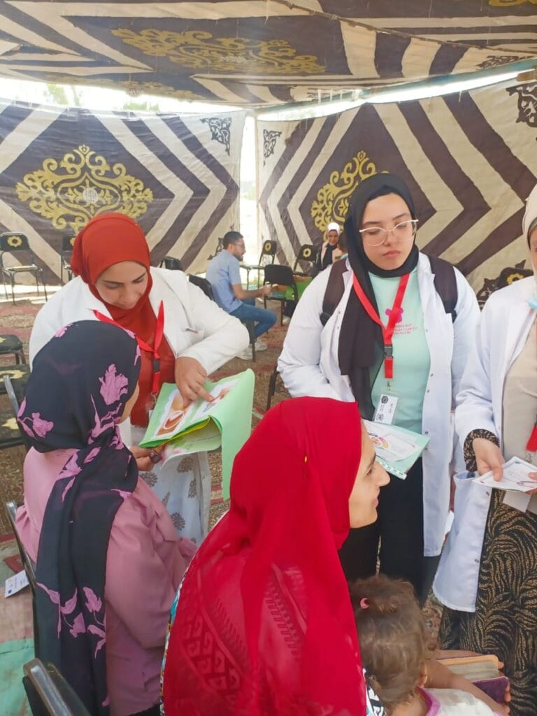 قوافل صحية وزراعية وبيطرية لـ جامعة دمنهور بقري حياة كريمة