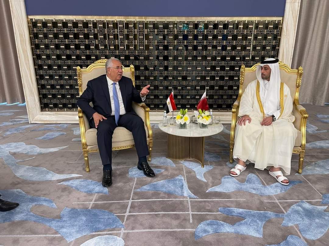 "القصير والعطية" يبحثان آفاق التعاون المصرى القطرى فى مجال الزراعة والأمن الغذائى