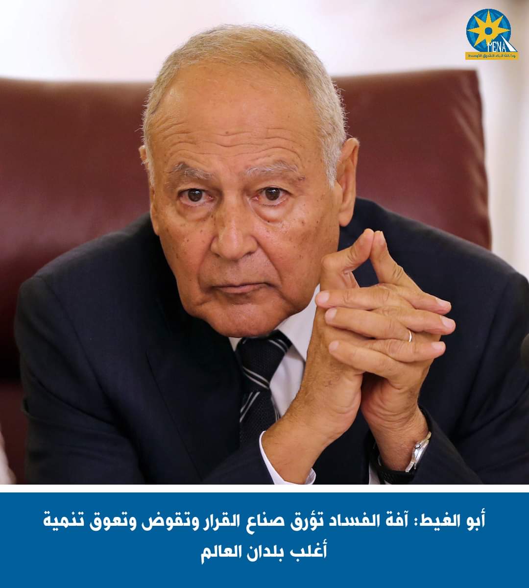 أبو الغيط: آفة الفساد تؤرق صناع القرار وتقوض التنمية بأغلب بلدان العالم