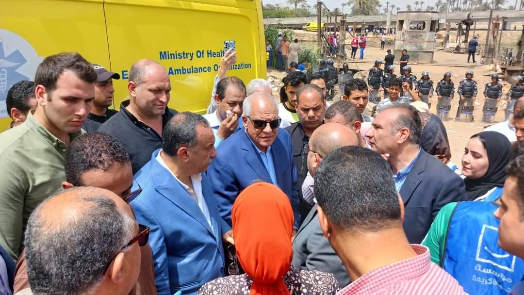 إعانات عاجلة لأسر ضحايا كارثة معدية أبو غالب