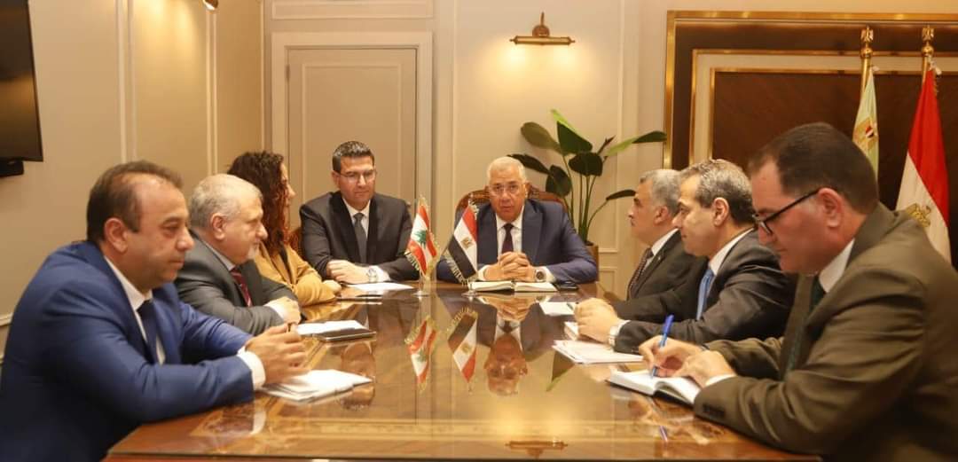 وزيرا الزراعة بمصر ولبنان يبحثان تعزيز التعاون ا المشترك 