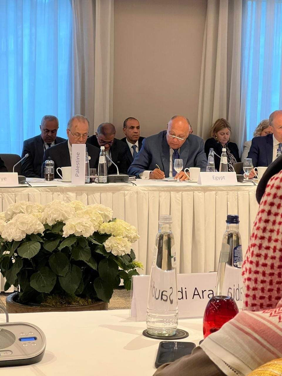شكرى يشارك فى الإجتماع الوزارى العربى - الأوروبى حول جهود تنفيذ حل الدولتين والاعتراف بالدولة الفلسطينية