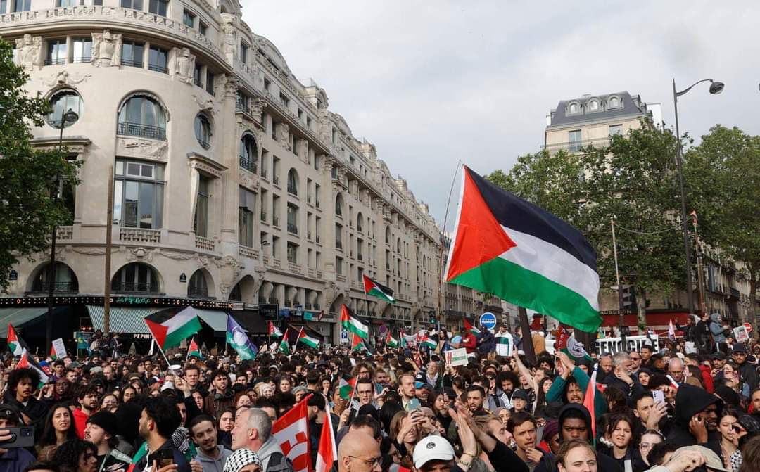 فرنسا تشهد أسبوعا حافلا بالمظاهرات احتجاجا على القصف الإسرائيلى 