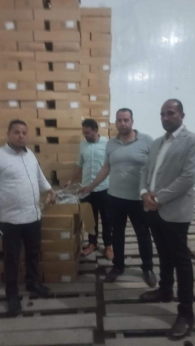 ضبط 2250 كجم أسماك مجمدة ولحوم مفرومة وكبدة فاسدة..بايتاى البارود 