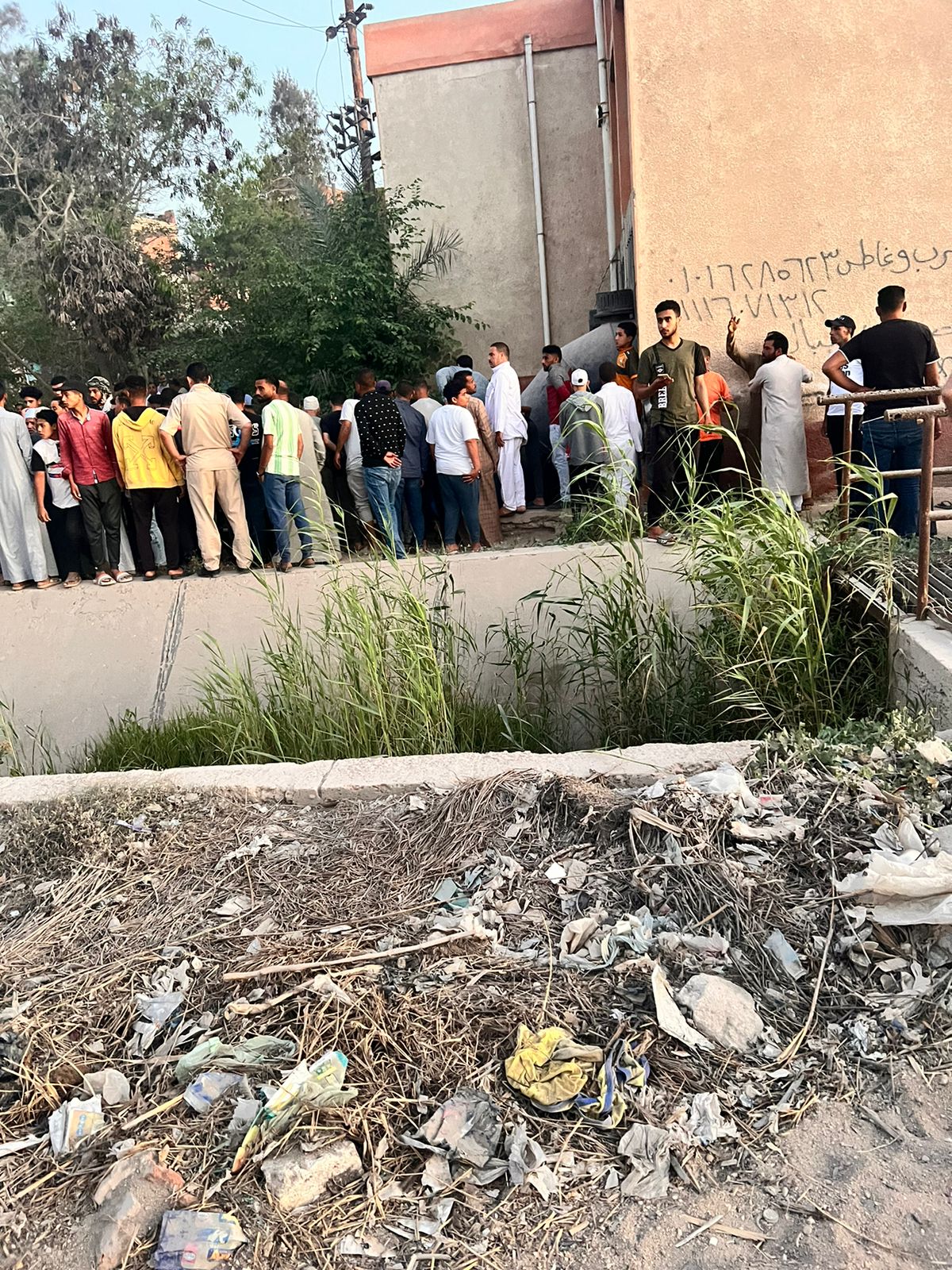 مأساة إنسانية..الأطفال الثلاثة غرقوا فى محطة رفع ببدر