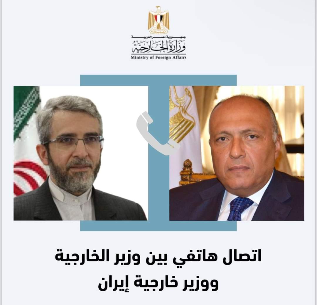 وزير الخارجية يبحث مع نظيره الإيرانى تطوير العلاقات الثنائية ومعالجة كافة القضايا العالقة