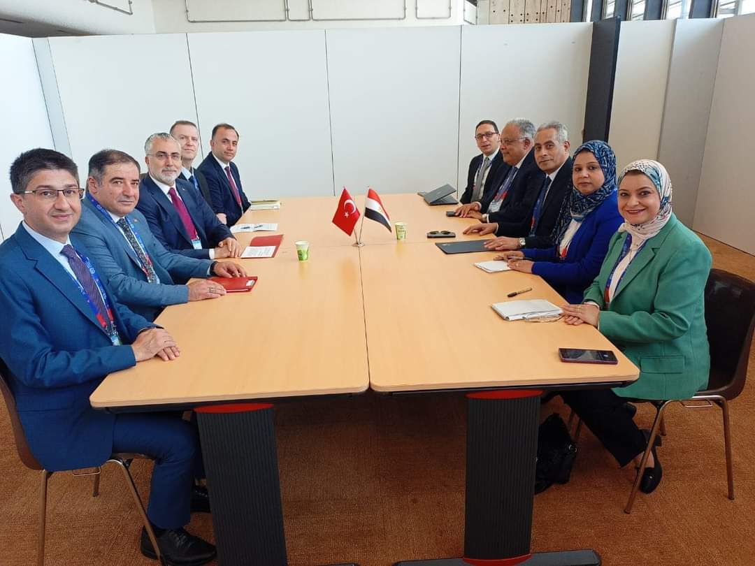 وزير العمل يبحث مع نظيره التركى أوجه التعاون فى الملفات المشتركة