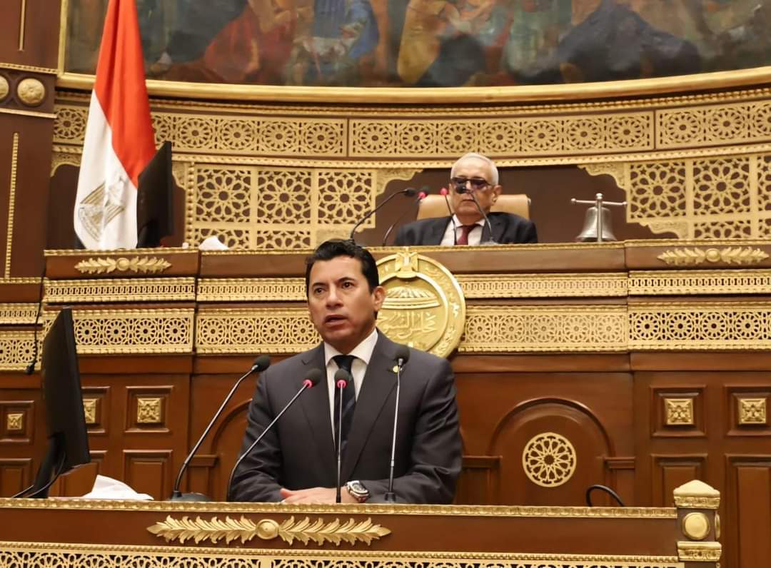 وزير الشباب والرياضة يشهد الجلسة الأولى من نموذج محاكاة مجلس الشيوخ