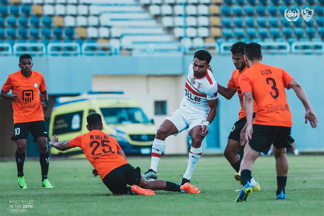 الزمالك والبنك الأهلى 3/3 فى مباراة الدفع بالشباب
