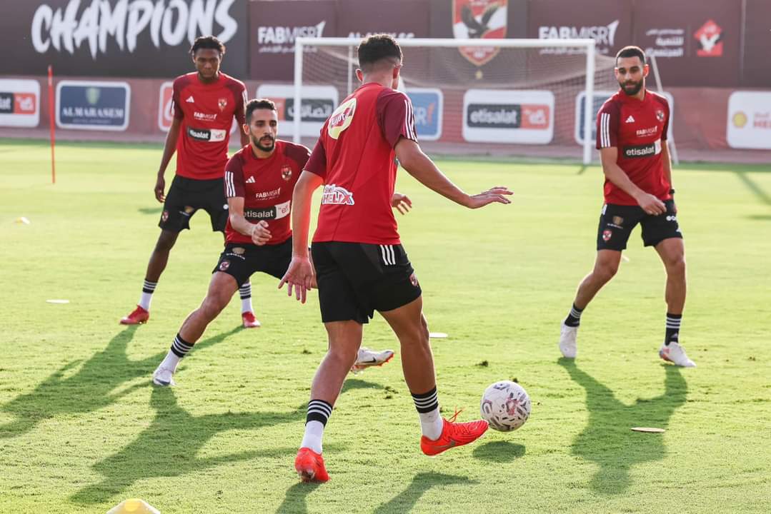 لاعبو الأهلى فى الجيم 15 دقيقة