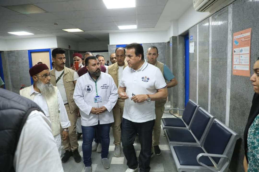 وزير الصحة يتفقد مستشفى رأس الحكمة ويوجه بسرعة توفير جهاز مناظير بالضبعة المركزى لخدمة المرضى 