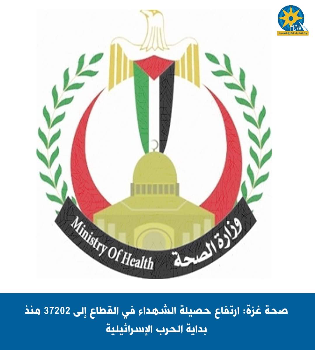 حصيلة الشهداء فى القطاع إلى 37202 منذ بداية الحرب الإسرائيلية