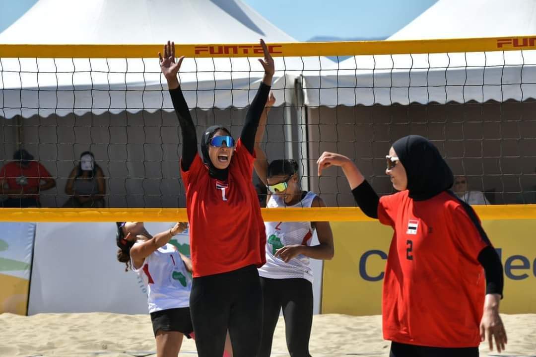 منتخب سيدات "الطائرة الشاطئية" يفوز على المغرب ويتأهل لنهائى البطولة الأفريقية