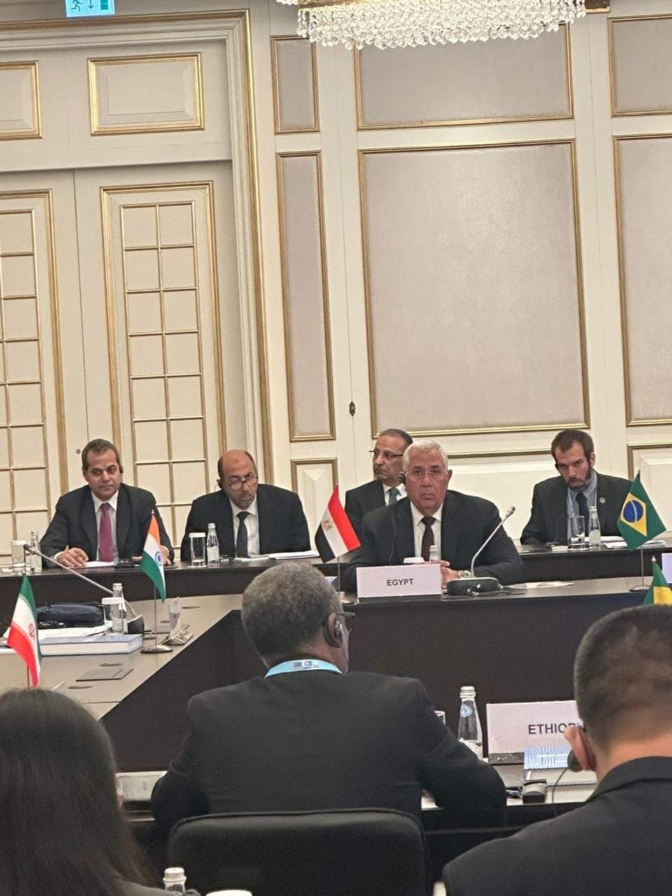 وزير الزراعة يستعرض جهود الدولة المصرية لتحقيق الأمن الغذائى للمواطنين..أمام تجمع البريكس 