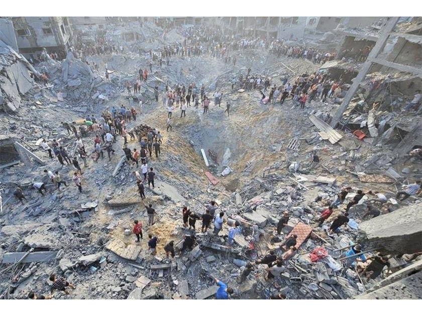 120 شهيداً في مخيم جباليا شمالي غزة .. بعد انتشال جثامين 50 شهيدا