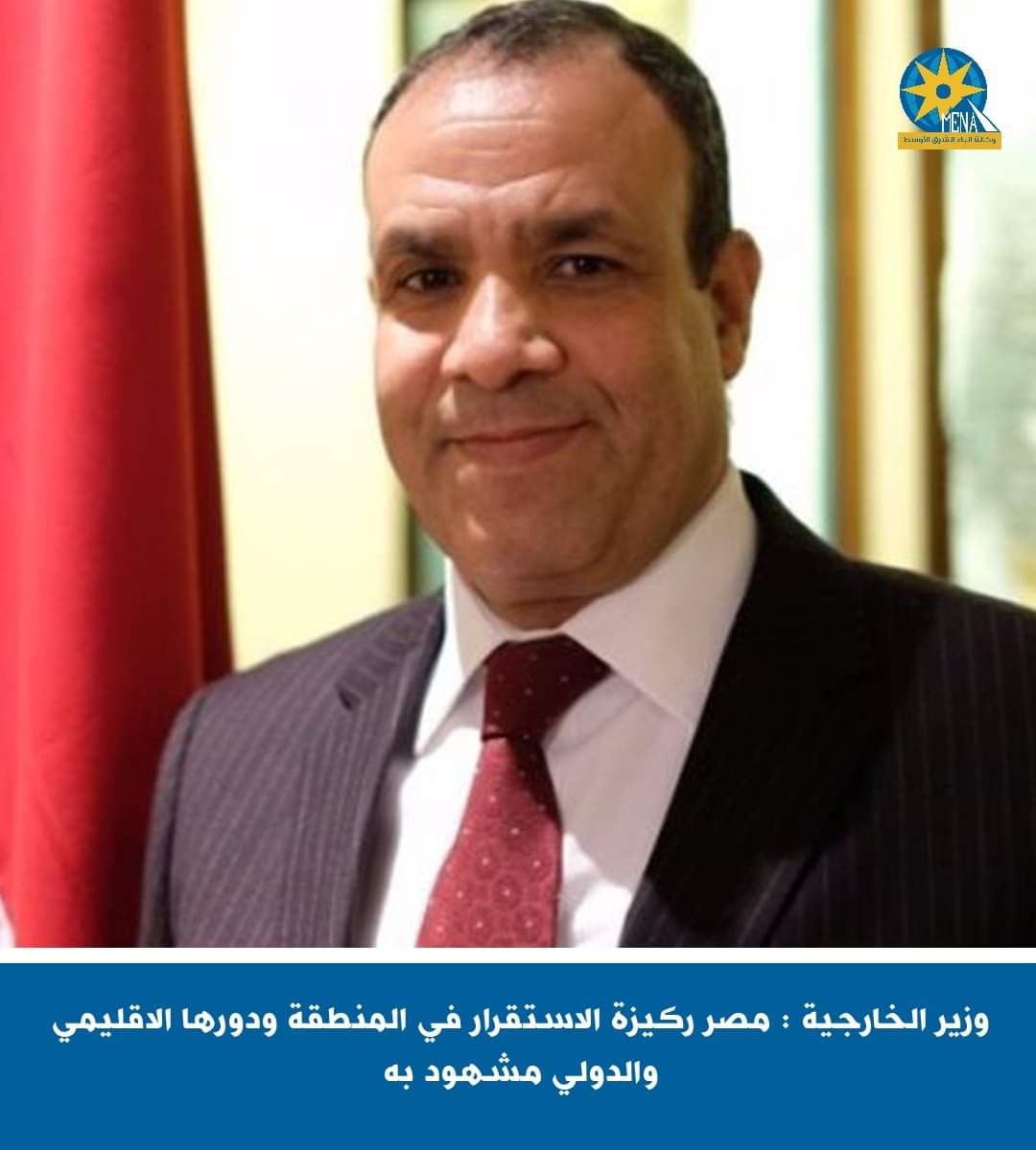 وزير الخارجية : مصر ركيزة الاستقرار بالمنطقة ودورها الإقليمى والدولى مشهود به