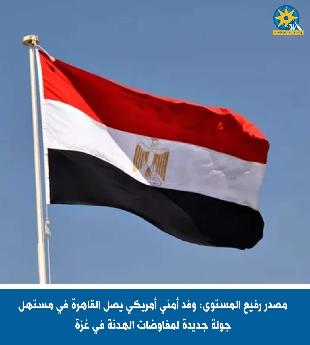 مصدر رفيع المستوى : وفد أمنى أمريكى يصل القاهرة