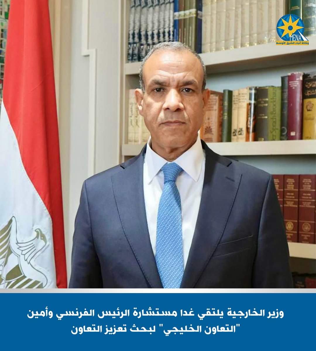 وزير الخارجية يلتقى مستشار الرئيس الفرنسى.. غدا