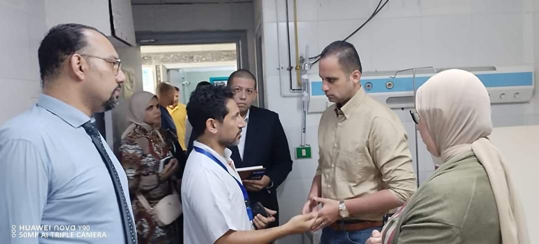 نائب وزير الصحة يتفقد مستشفى برج العرب بالإسكندرية