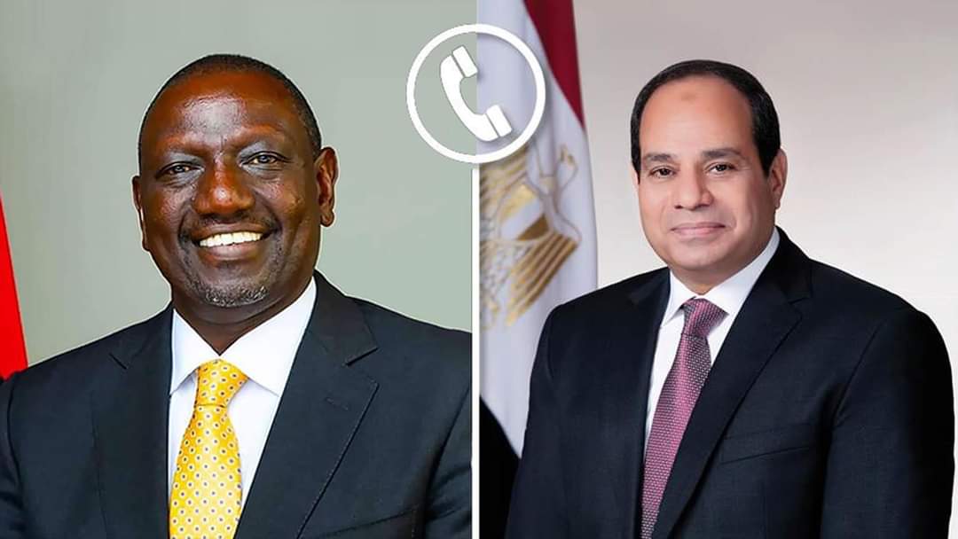 الرئيس  يبحث هاتفيا مع الرئيس الكينى سبل مواجهة التحديات التى تتعرض لها القارة