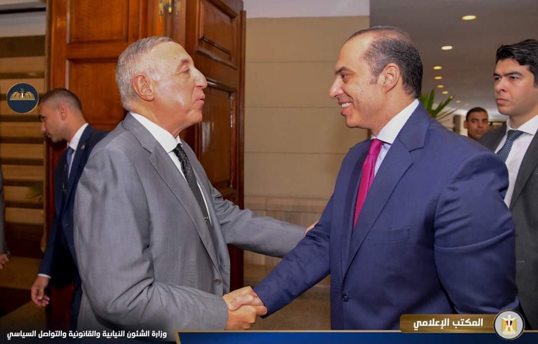 وزير الشئون النيابية والقانونية يلتقى رئيس المحكمة الدستورية