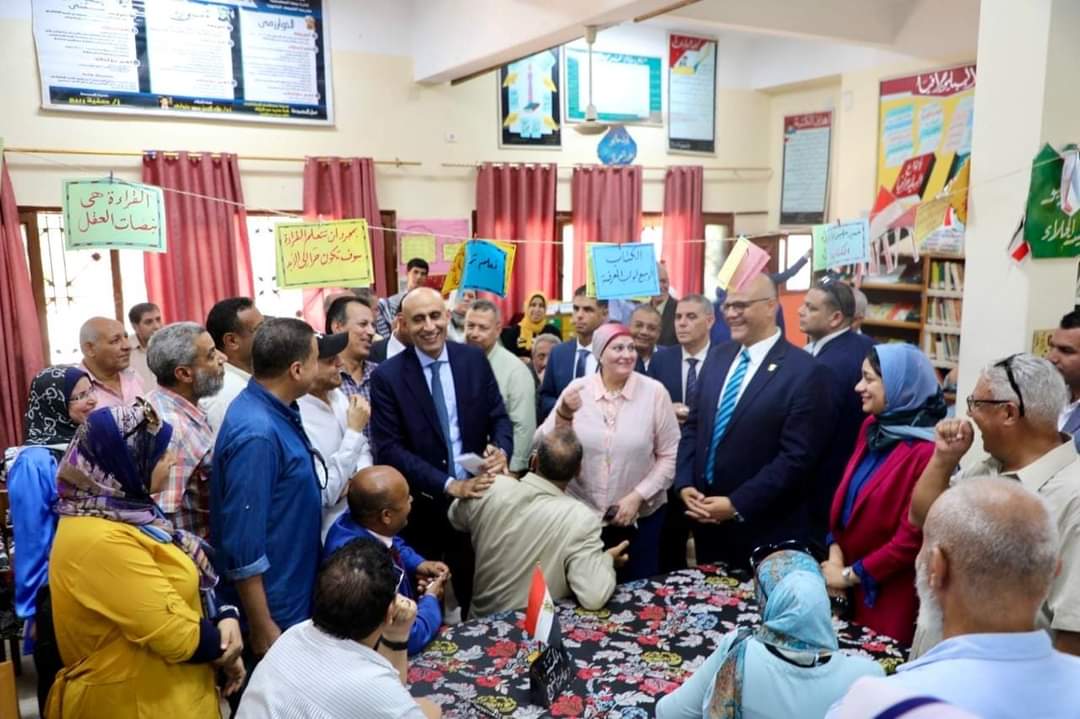 وزير االتعليم ومحافظ القليوبية يتفقدان مدرسة ابن خلدون الابتدائية والشيماء الثانوية بنات بمدينة بنها