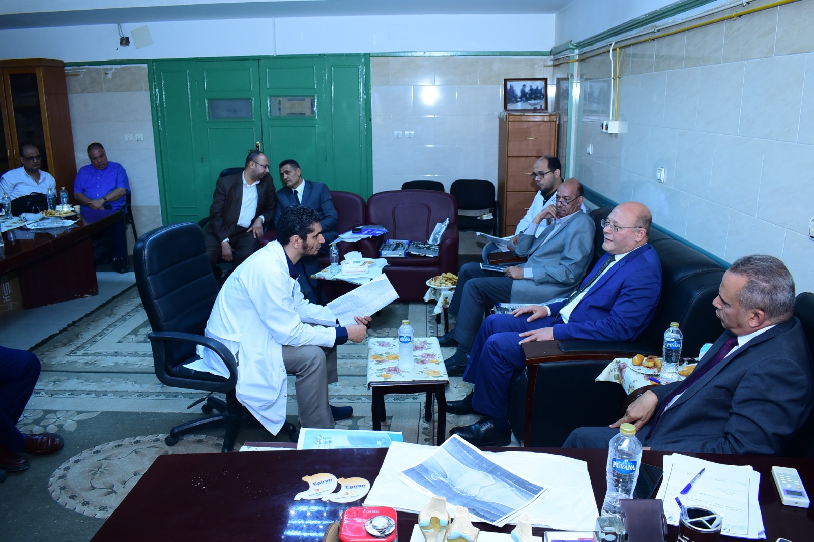 النعمانى يترأس لجان الإمتحانات الشفهية للماجستير والدكتوراه بطب سوهاج 