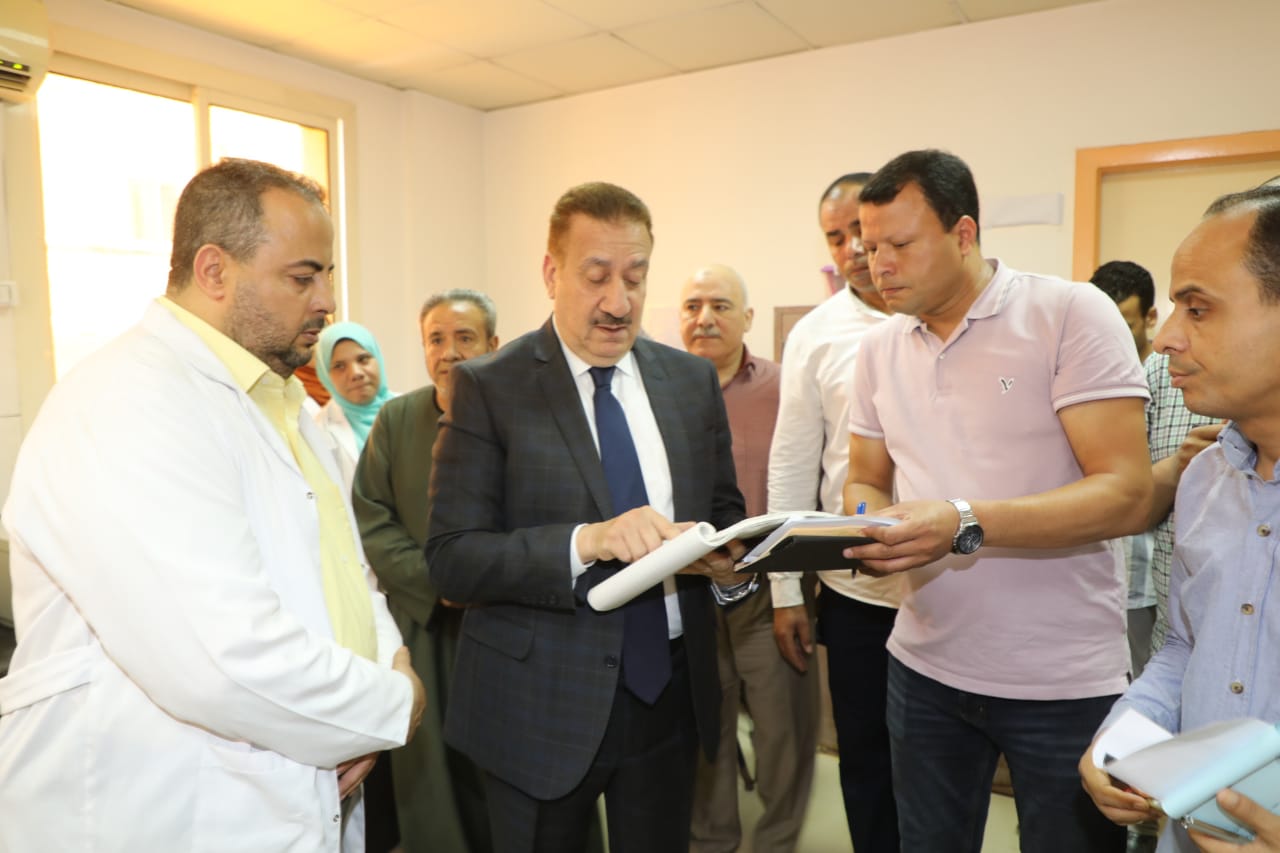 محافظ المنوفية يفاجئ مستشفى رمد شبين الكوم