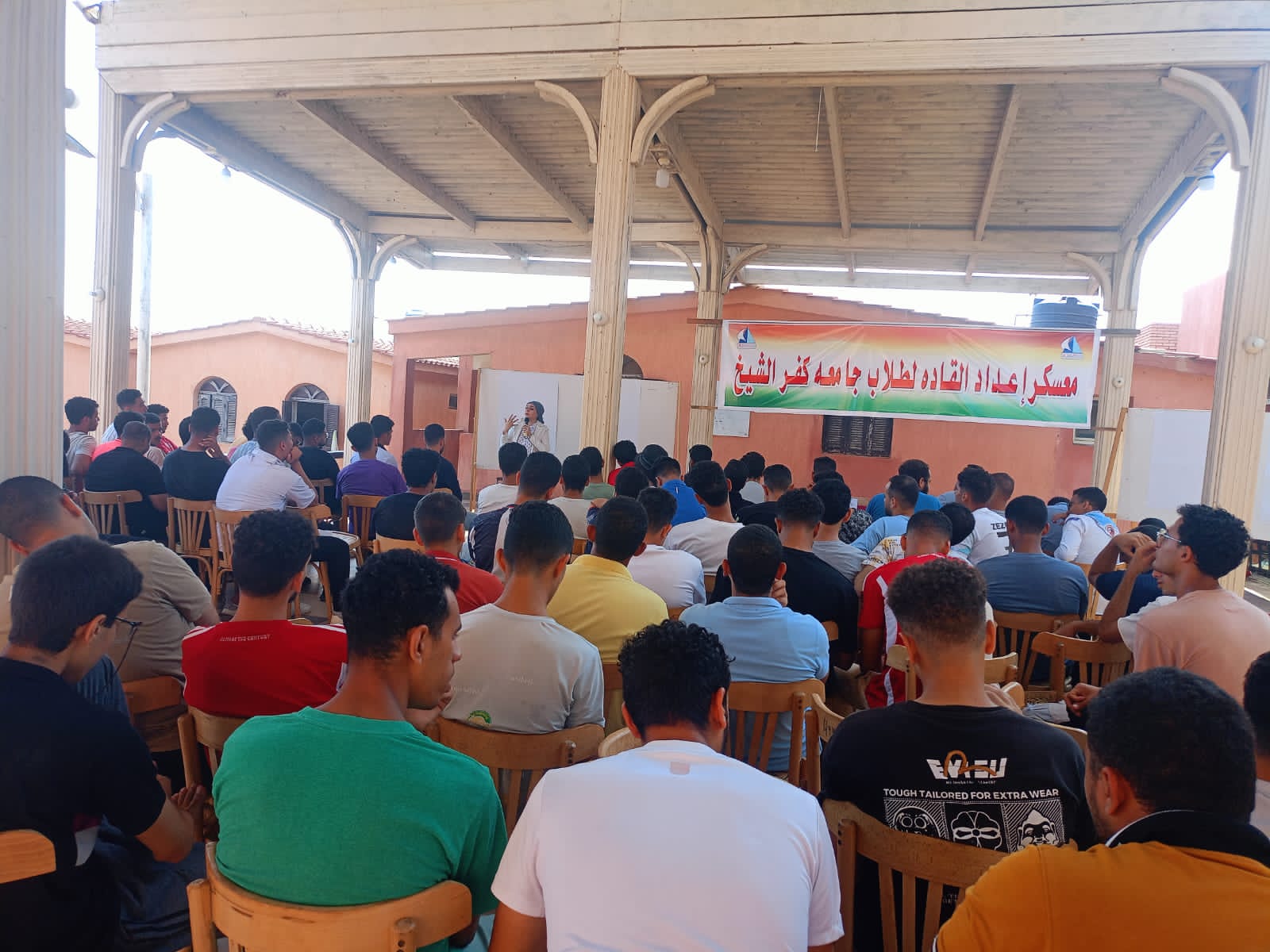 انطلاق افواج معسكر إعداد القادة لجامعة كفر الشيخ بمصيف بلطيم 