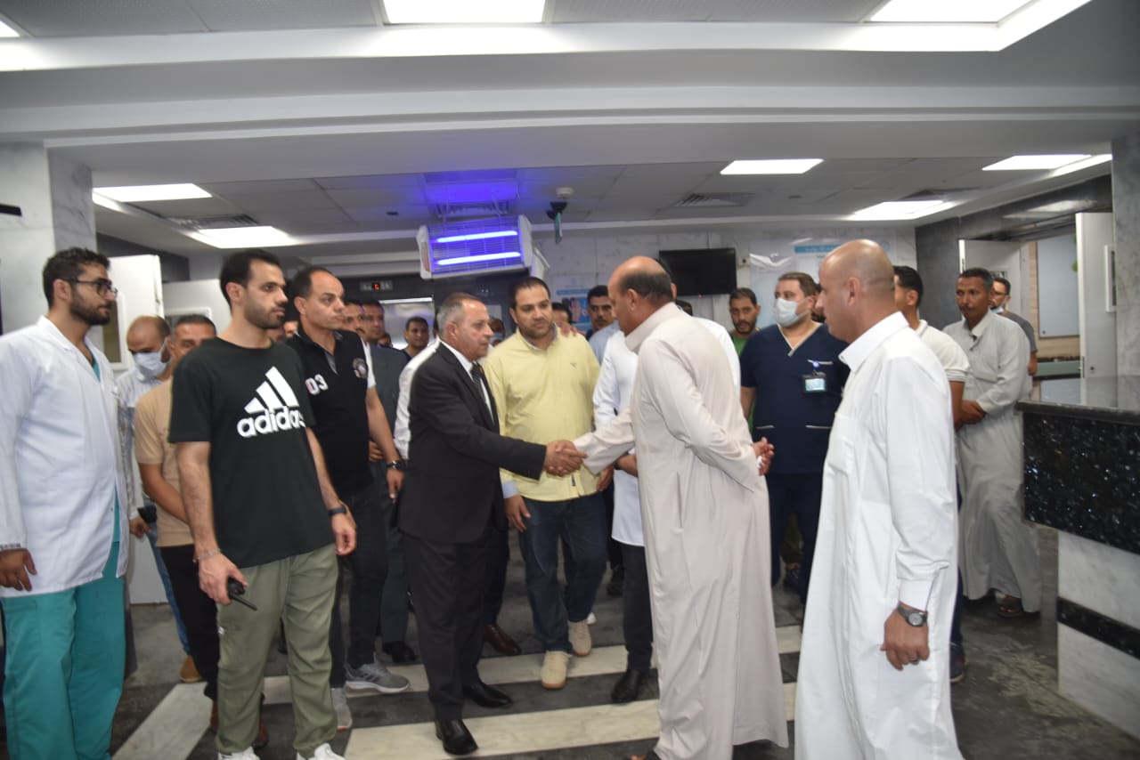 السيطرة على تسريب إسطوانة "ايروسول" بمستشفى 30 يونيه ببورسعيد.. والمحافظ يشكر الأطباء والحماية المدنية والإسعاف