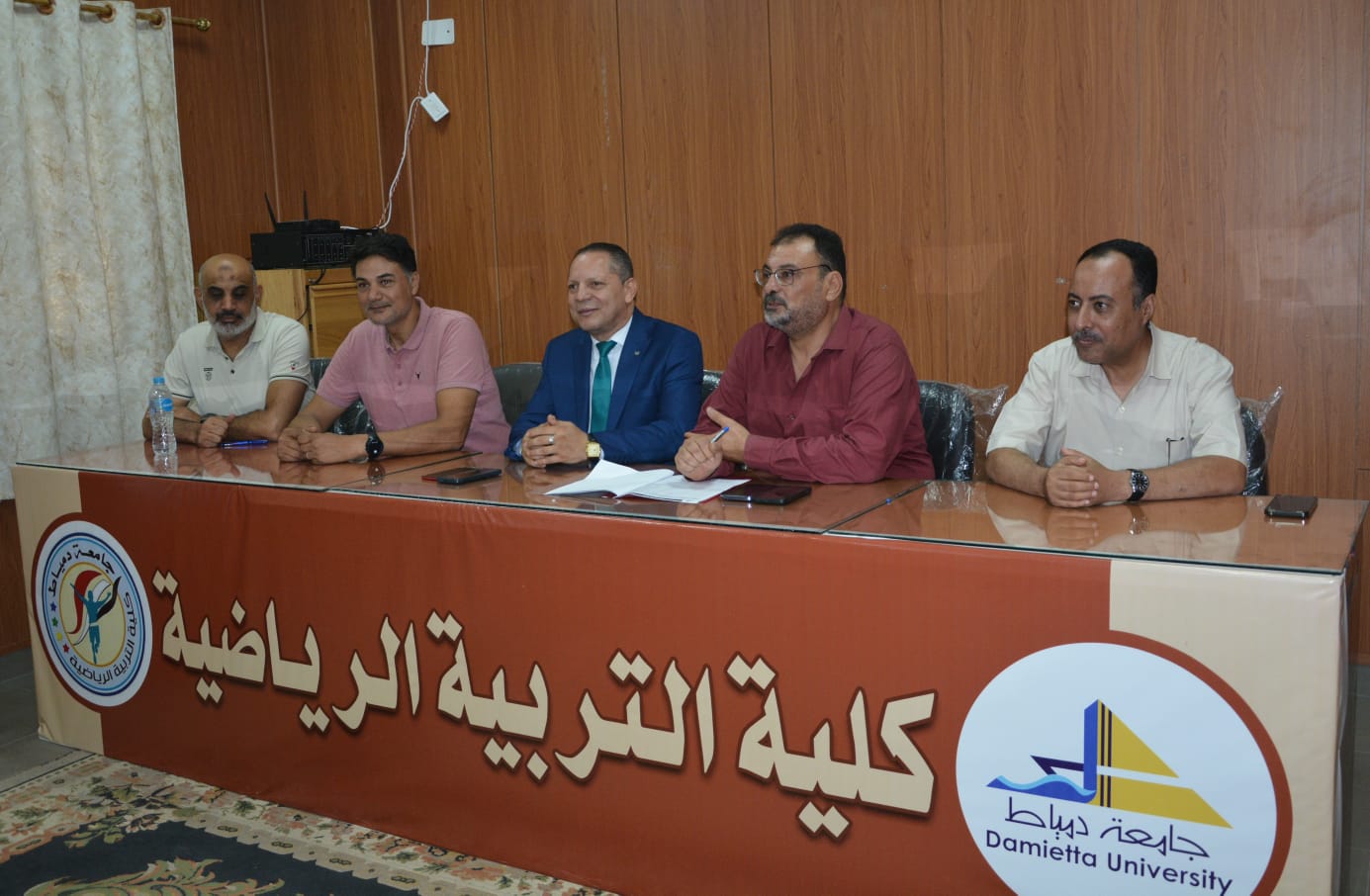 بدء اختبار طلاب الثانوية الراغبين فى الإلتحاق بكلية التربية الرياضية.. بدمياط