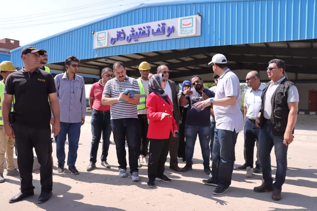 محافظ دمياط يتفقد الموقف التنفيذى لمشروعات المبادرة الرئاسية " حياة كريمة "بكفر سعد 
