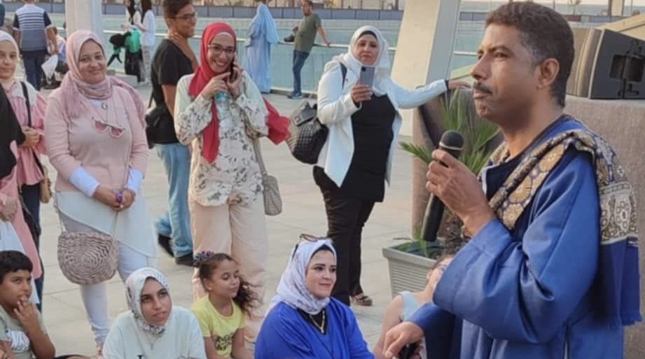 «الحكيّ» في معرض الإسكندرية للكتاب .. عودة للزمن الجميل