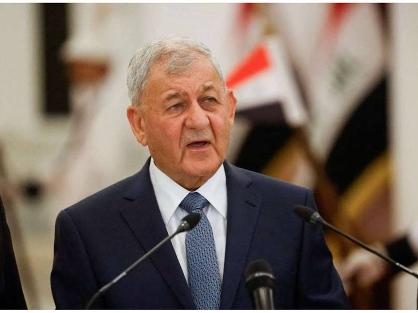 الرئيس العراقي .. يدعو إلى الإسراع في انتخاب رئيس لمجلس النواب