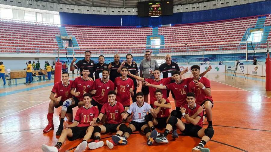 منتخب ناشئ الطائرة يفوز على كينيا ويتأهل لبطولة العالم