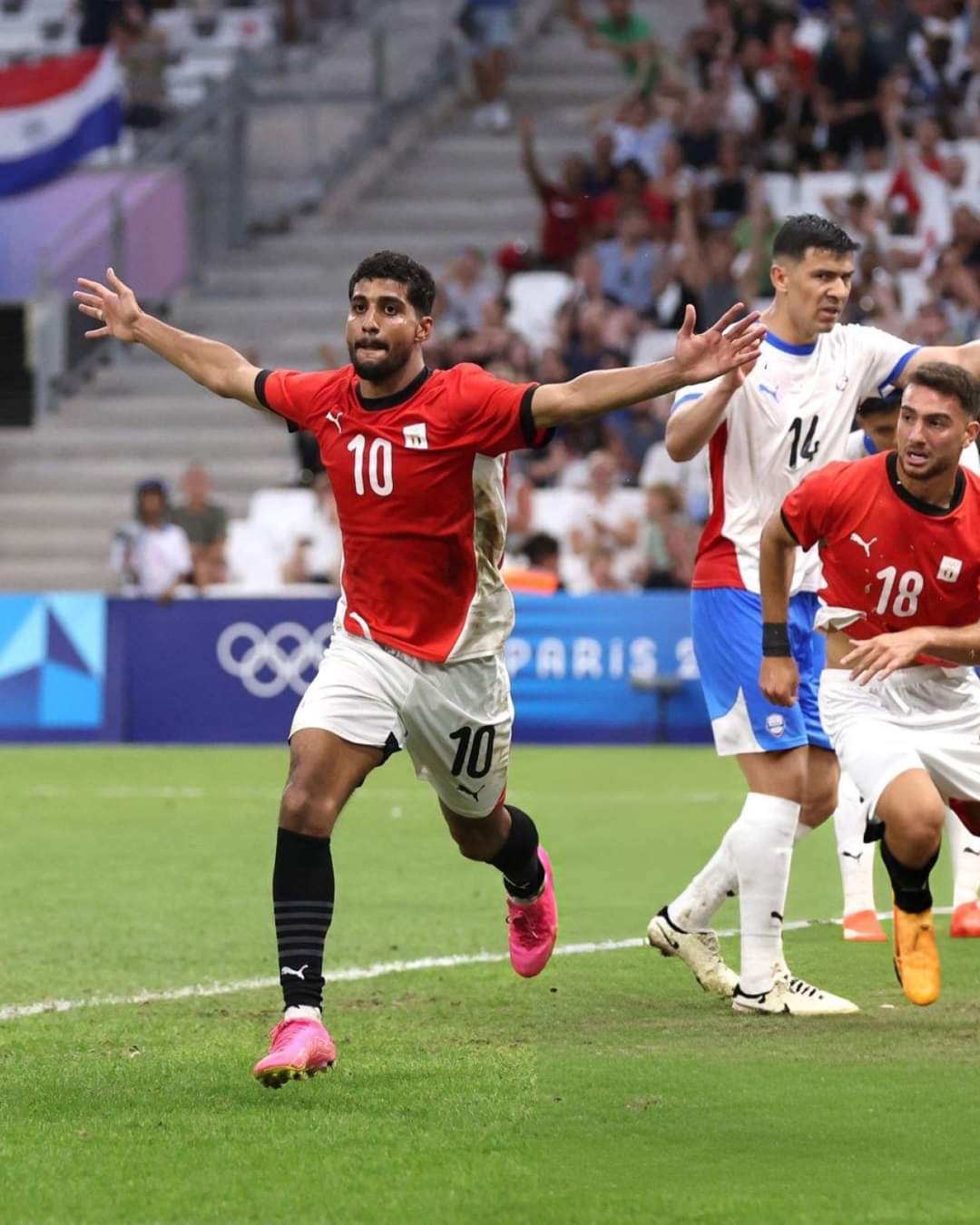 وزير الرياضة يُهنئ الجماهير المصرية بتأهل المنتخب الأولمبى التاريخى إلى نصف نهائي أولمبياد باريس