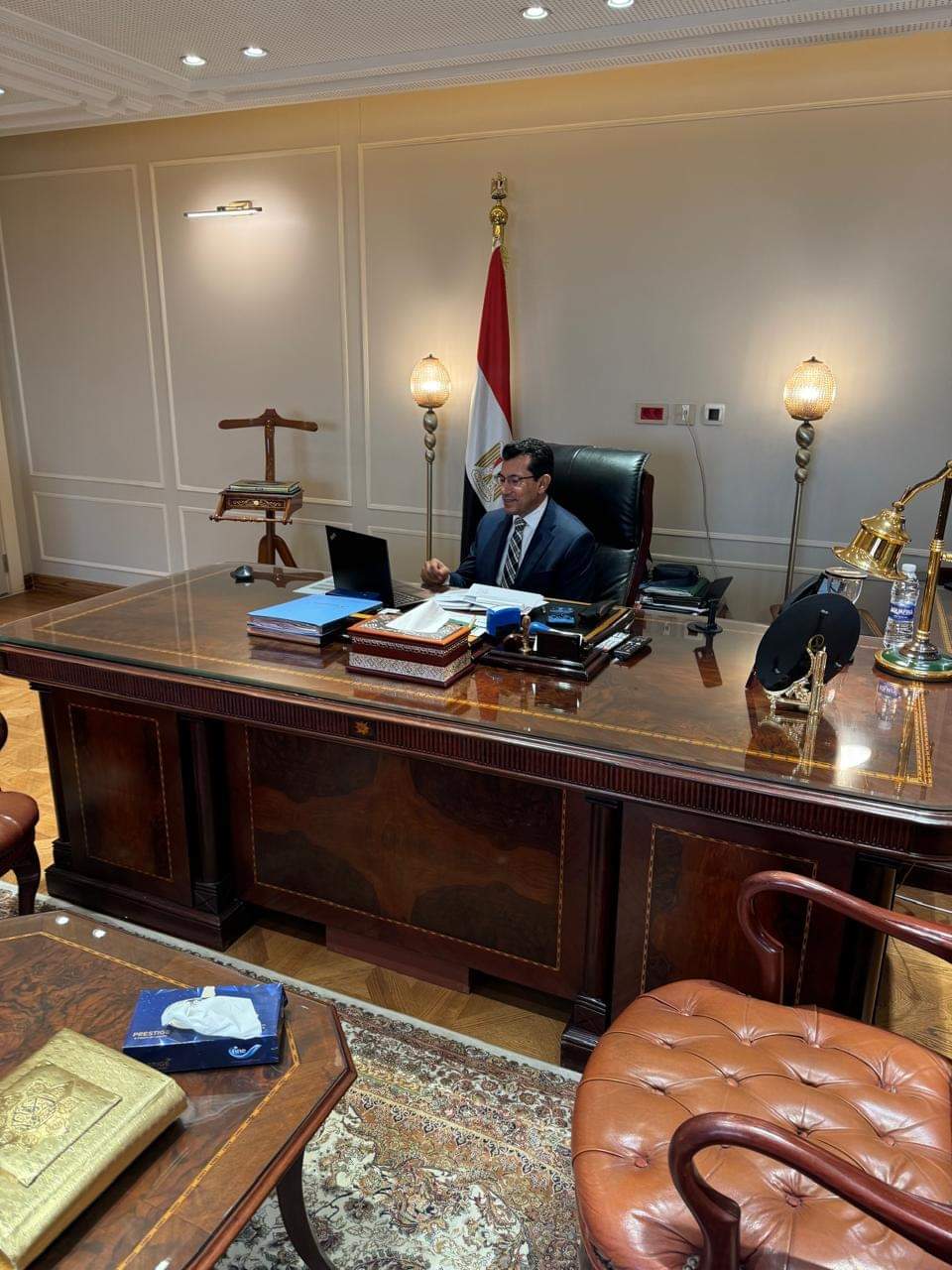 وزير الشباب والرياضة يؤازر اللاعبين البارالمبيين المؤهلين إلى باريس ٢٠٢٤